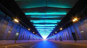 Lumasense And Philips Create A Great Ambience At Midfield Tunnel While Increasing Safety For The Drivers Amazing Architecture Tunnel Projects
