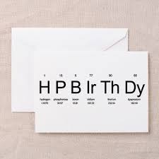 Periodic Table Birthday S Greeting Card Birthday Cards For Friends Birthday Cards Diy Birthday Greeting Cards