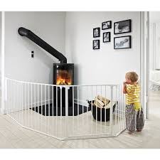 L A Baby Sg Fxl104 W Babydan Flex Xl 35 7 16 To 109 1 2 White Hearth Safety Gate Baby Safety Gate Safety Gate Baby Gates