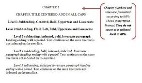 Apa Subtitle Levels Dissertation Sample Essay Writing