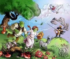 Once Upon A Time In A Land Far Far Away Shrek Shrek Colors By Dustinevans On Deviantart Shrek Dreamworks Animation Anime