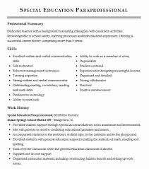 We did not find results for: Special Education Paraprofessional Resume Example Company Name Downey California