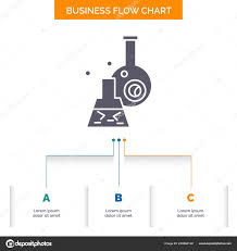 Beaker Lab Test Tube Scientific Business Flow Chart Design