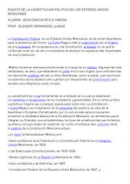 Cándido aguilar #87, constitución de 1917, iztapalapa, esta casa cuenta con un precio únicamente de $3, 500, 000 de pesos. Doc Ensayo De La Constitucion Politica De Los Estados Unidos Mexicanos Alumna Azua Garcia Keyla Vanesa Vanesa Garcia Academia Edu