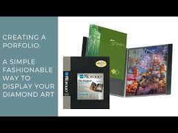 Creating A Portfolio Of Dp Art Diamond Painting Youtube Creating A Portfolio Diamond Painting Portfolio Book