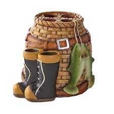 Our unique fishing cabin decor & gift collection features products decorated with artwork of largemouth bass , rainbow trout , crappie , walleye , smallmouth bass. Fishing Bathroom Decor Target