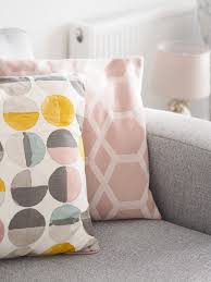 Like this grey bedroom combines with blush and use in accessories just right amount that turn simple grey bedroom to cozy and modern living space. Living Room Tour Pink Grey Gold Decor Bang On Style