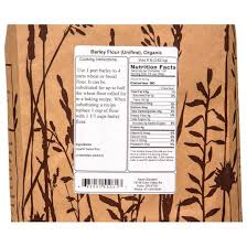 I've heard that barley bread can lower blood sugar and has all kinds of health benefits, including reducing appetite. Azure Market Organics Barley Flour Unifine Organic Azure Standard