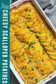 Scalloped Potatoes So Creamy Modernmealmakeover Com Recipe Scalloped Potatoes Easy Cheesy Scalloped Potatoes Favorite Side Dish