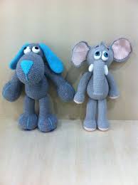 Amigurumi Kopek Ve Fil Kopek Oyuncak Amigurumi