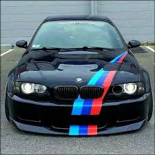 Bmw E46 M3 Black M Stripe Slammed Bmw M3 Bmw Bmw Car