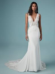 Aidan By Maggie Sottero Wedding Dresses Sheath Wedding Dress Lace Fit And Flare Wedding Dress Wedding Dresses Kleinfeld