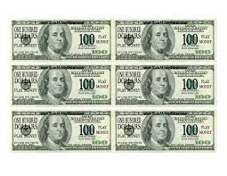 image result for 100 dollar bill printable fake money printable money template money printables