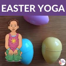 Asana is the physical practice of yoga poses. 12 Easter Yoga Poses For Kids Easter Yoga Game Kids Yoga Stories Yoga And Mindfulness Resources For Kids