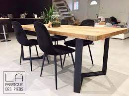 pied de table m la fabrique despieds table salle a manger salle a manger bois table a manger style industriel