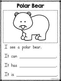 Arctic Animals Kindergarten Writing Artic Animals Preschool Arctic Animals