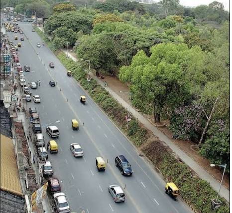 The MG Road Boulevard Before The Metro Became A Reality
