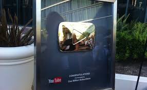 It is delivered to youtubers with over 1 million subscribers. Youtube Gives 24 Karat Gold Play Button To Channels With 1m Subs