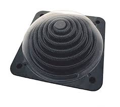 Best lightweight solar pond pump: Aquaforte Pond Basin Solar Heater Black Pool Heaters Garden Outdoors Clinicadelpieaitanalopez Com