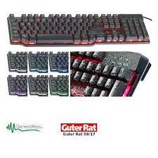 Bei uns finden sie die passenden aufkleber für ihren pc, notebook oder webbook. Generalkeys Halbmechanische Usb Gaming Tastatur 7 Farbig Beleuchtet Wasserfest Ebay