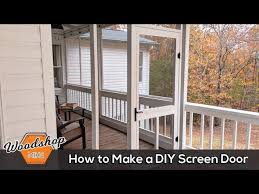 Keeps pollen, dust, dirt, direct sunlight, rain & mosquitoes out of your entertaining space. How To Make A Diy Screen Door Youtube
