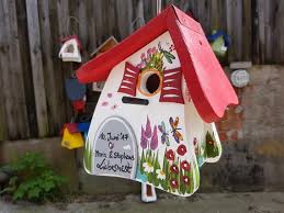 Vogelhaus Hochzeitsgeschenk Hochzeit Nistkasten Zur Hochzeit Personalisiert Bird House Outdoor Decor Decor