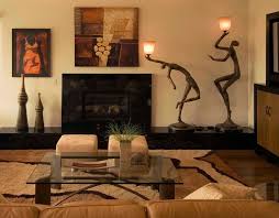 Stupefying African Art Decorating Ideas For Arresting Living Room Contemporary Design Id African Inspired Decor African Themed Living Room African Safari Decor