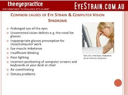 Americans report experiencing the following symptoms of digital eye strain Causes Symptoms And Treatment Of Eye Strains Computer Eye Strain