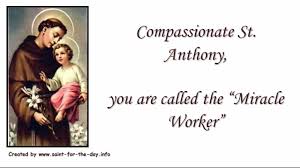 Unfailing prayer to st anthony. Prayer To St Anthony De Padua St Anthony Novena