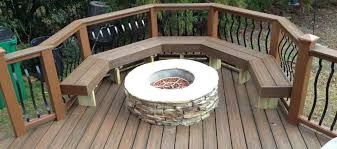 Start by laying out the stone for the fire pit, then mortar it all in place. Can I Build A Fire Pit On My Composite Decking Cw