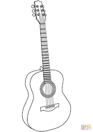 Guitar Coloring Page Free Printable Coloring Pages Free Printable Coloring Coloring Pages Guitar Drawing