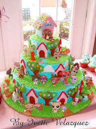 Little Pets Birthday Cake Lps Cakes Animal Birthday Girl Cakes