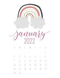 Free Cute Printable Calendar 2022 World Of Printables