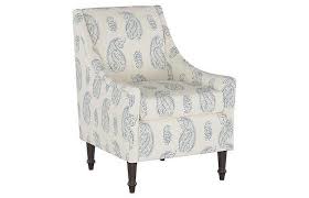 Safavieh paisley armchair elegance and comfort meet in the paisley armchair. Holmes Blue Paisley Cream Wingback Accent Chair