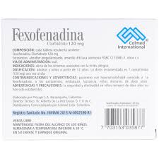 You want to know which new tablets are just arriving? Fexofenadina Colmed 120mg Caja X 10 Tabletas Recubiertas