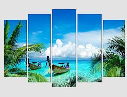 Large contemporary modern wall art print on canvas beach seascape hd picture boyiwallart.com. Tropical Beach Canvas Print Tropical Wall Decor Ocean Wall Art Sea Beach Canvas Art Beach Canvas Art Ocean Wall Art Beach Canvas