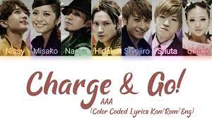 AAA - Charge & Go! (Color Coded Lyrics KanRomEng) - YouTube