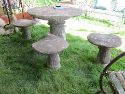 Trade Secrets Antiques And Rare Plants Concrete Garden Concrete Backyard Garden Table