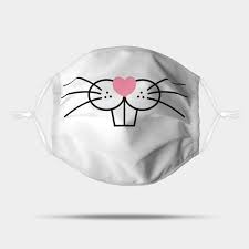 There are 8033 bunny face mask for sale on etsy, and they cost 9,10 $ on average. Funny Bunny Face Rabbit Nose Bunny Face Mask Teepublic