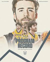 💥 Brayden Cox has set a new PROGRAM RECORD for single-season free-throw  percentage (.919) in the 2023-24 season! The Texan could hardly miss, and  he finished one free throw away from meeting