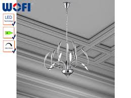 Led Pendelleuchte Dimmbar Kronleuchter Modern ø 70cm Wofi Leuchten