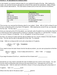 Healthcare Math Calculating Iv Flow Rates Pdf Free Download