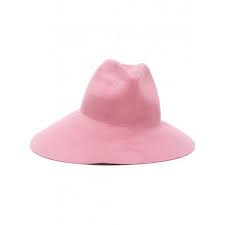 Gucci Asymmetric Hat 950 Sar Liked On Polyvore Featuring Accessories Hats Pink Wide Brim Hats Pink Wide Brim Hat Gucc Gucci Hat Wide Brim Hat Pink Hat