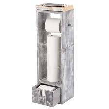 Nex Toilet Paper Holder Real Wood Bathroom Toilet Tissue Paper Roll Holder Stand And Dispenser With Storage And Drawer Rustic White Nx Hk123 39 Walmart Com Walmart Com Toilet paper holders toilet paper holder wooden toilet roll holder wood wall mounted.