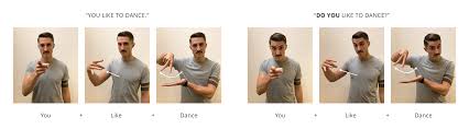 With each hand you make a fist, then extend your pinky and thumbs. The Iconography Of American Sign Language By Joe Winter Ux Collective