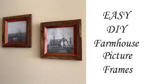 From textured to matted frames and wall frames to table mounts, here you get everything you need. Easy Diy Farmhouse Picture Frames Youtube