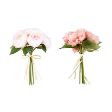 Since peonies will often arrive looking rather limp, it's a good idea to wrap the flowers in paper (the paper wrapping they come in at delivery is fine) for their first few hours of hydration. Bunch Of Peonies Assorted Kmartnz