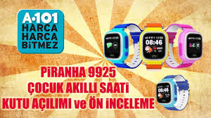 A101 Akilli Cocuk Saati A101 Den Aldigim Piranha 9925 Akilli Cocuk Saati Kutu Acilimi Inceleme Youtube