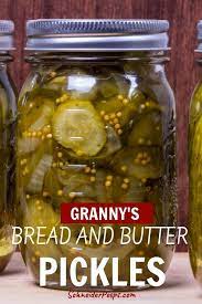 Old Fashioned Bread And Butter Pickles Just Like Grandma Used To Make Recipe Bread And Butter Pickle Canning Recipe Canning Recipes Pickle Butter