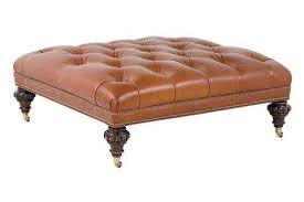 5 out of 5 stars. Whitfield Large Square Button Tufted Ottoman With Caster Legs Tufted Leather Ottoman Leather Ottoman Coffee Table Square Ottoman Coffee Table